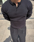 Wstudios Henley T-Shirt (Black)