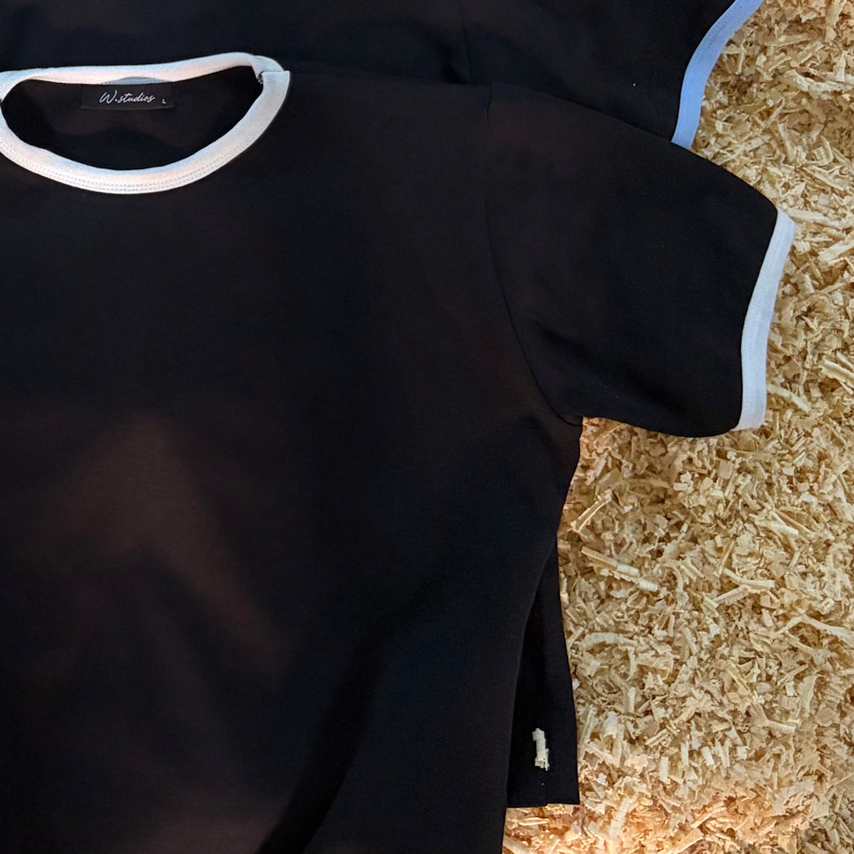 Ringer Tee — Black / White