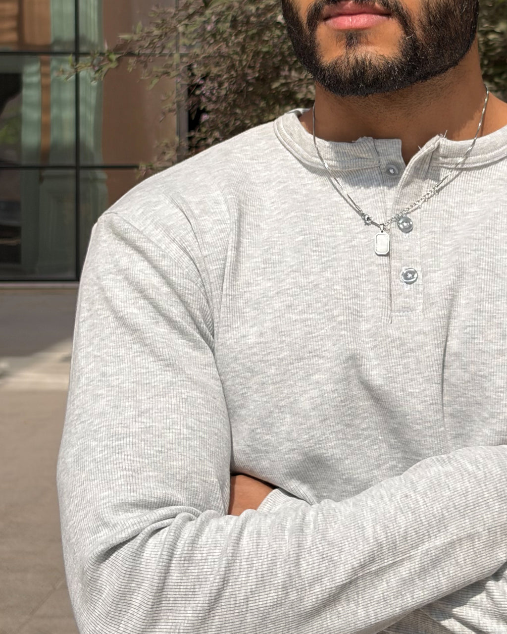 Wstudios Henley T-Shirt (grey)